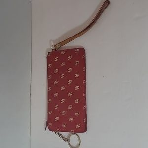 Red Dooney and Bourke signature wristlet.